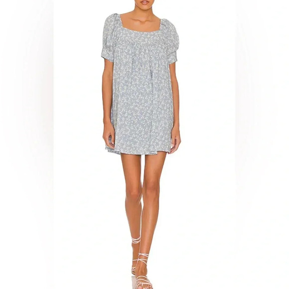 Anna Nata Revolve Dress Women’s Small Brianna Mini Floral Cottagecore - Picture 2 of 8